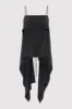 Silk Drape Top - Black sold by St. Agni