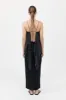Silk Drape Top - Black sold by St. Agni