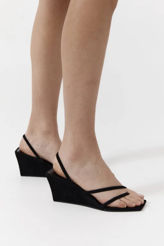 Spiral Wedge - Black sold by St. Agni