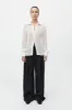 Fitted Cotton Grid Shirt - White sold by St. Agni