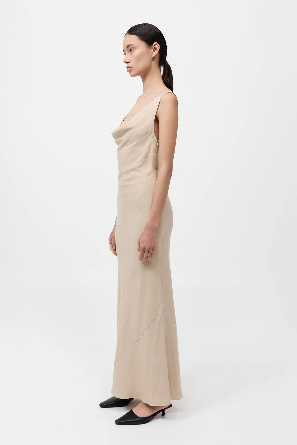 Double Drape Dress - Dune sold by St. Agni product image thumbnail 3