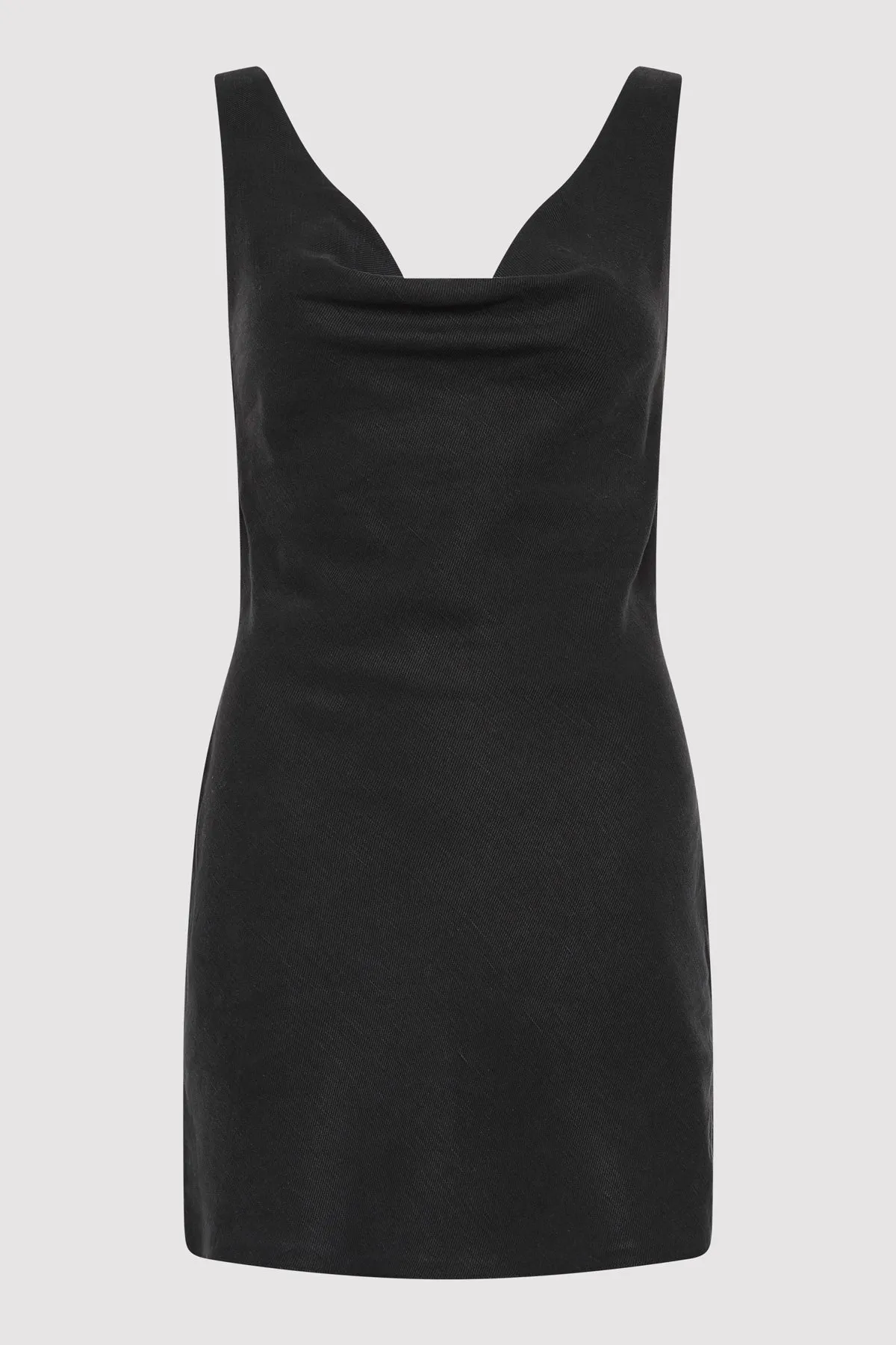 Double Drape Mini Dress - Black sold by St. Agni product image thumbnail 3