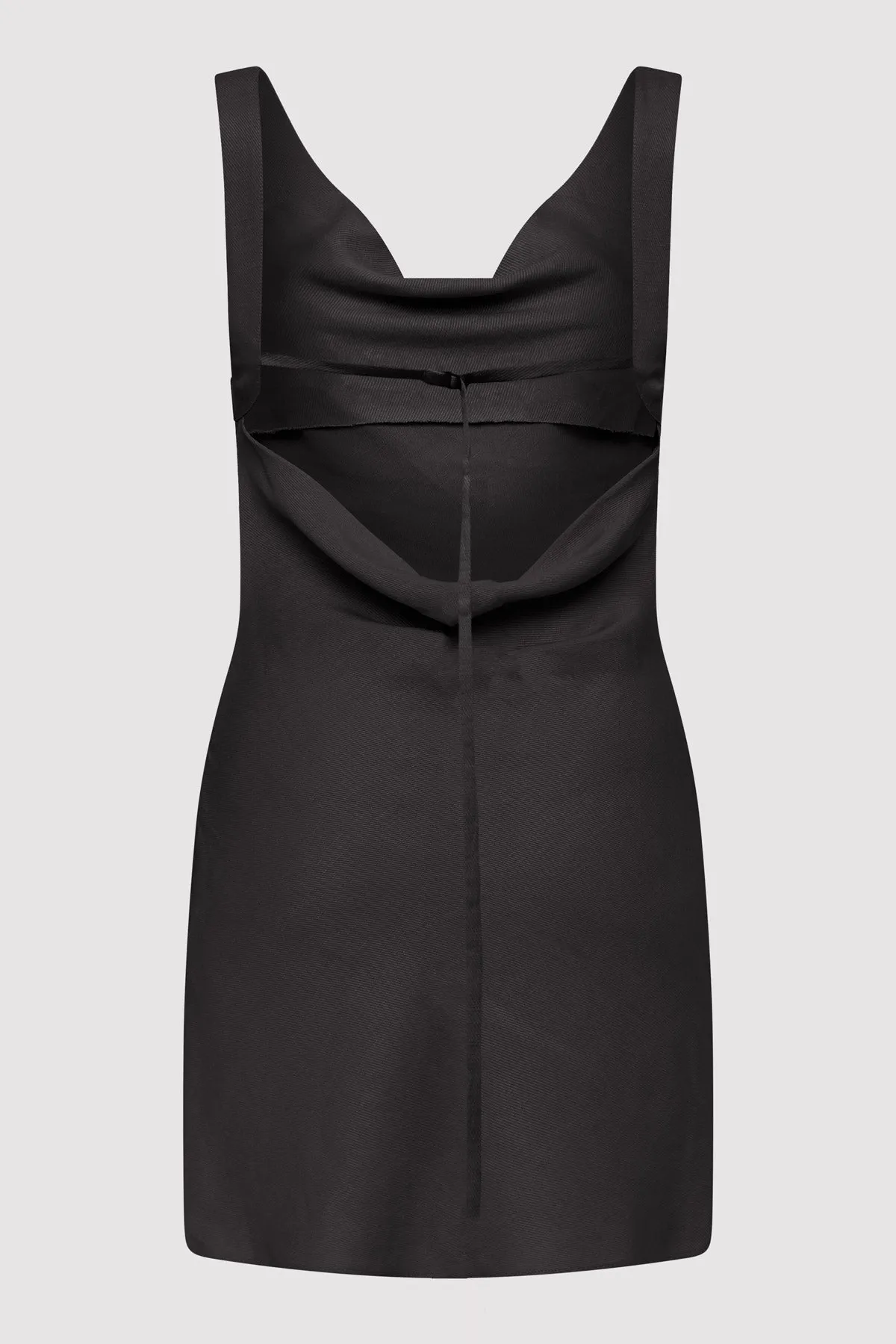 Double Drape Mini Dress - Black sold by St. Agni product image thumbnail 4