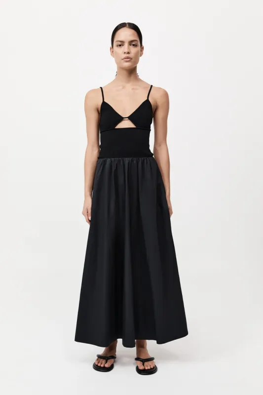 Knit Cami Dress - Black sold by St. Agni