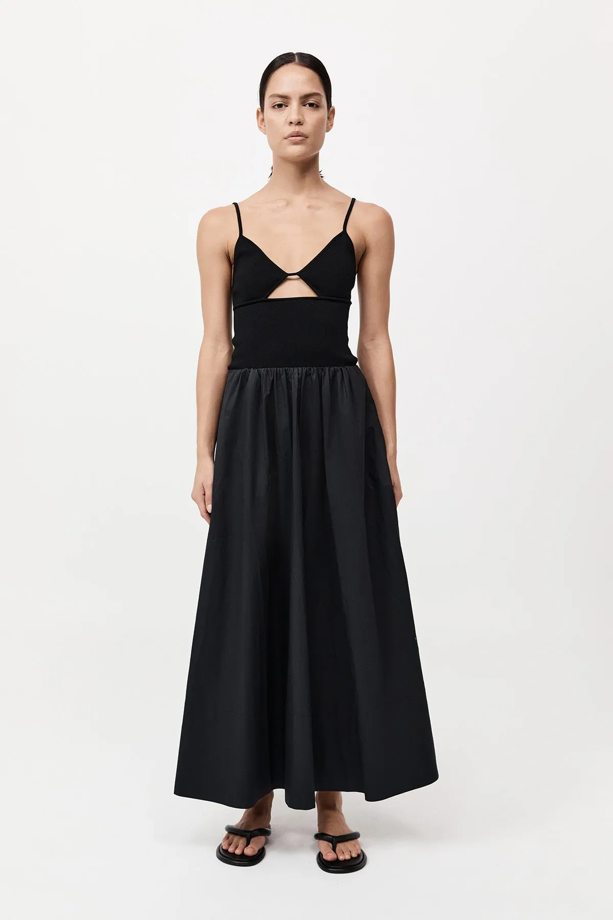 Knit Cami Dress - Black sold by St. Agni