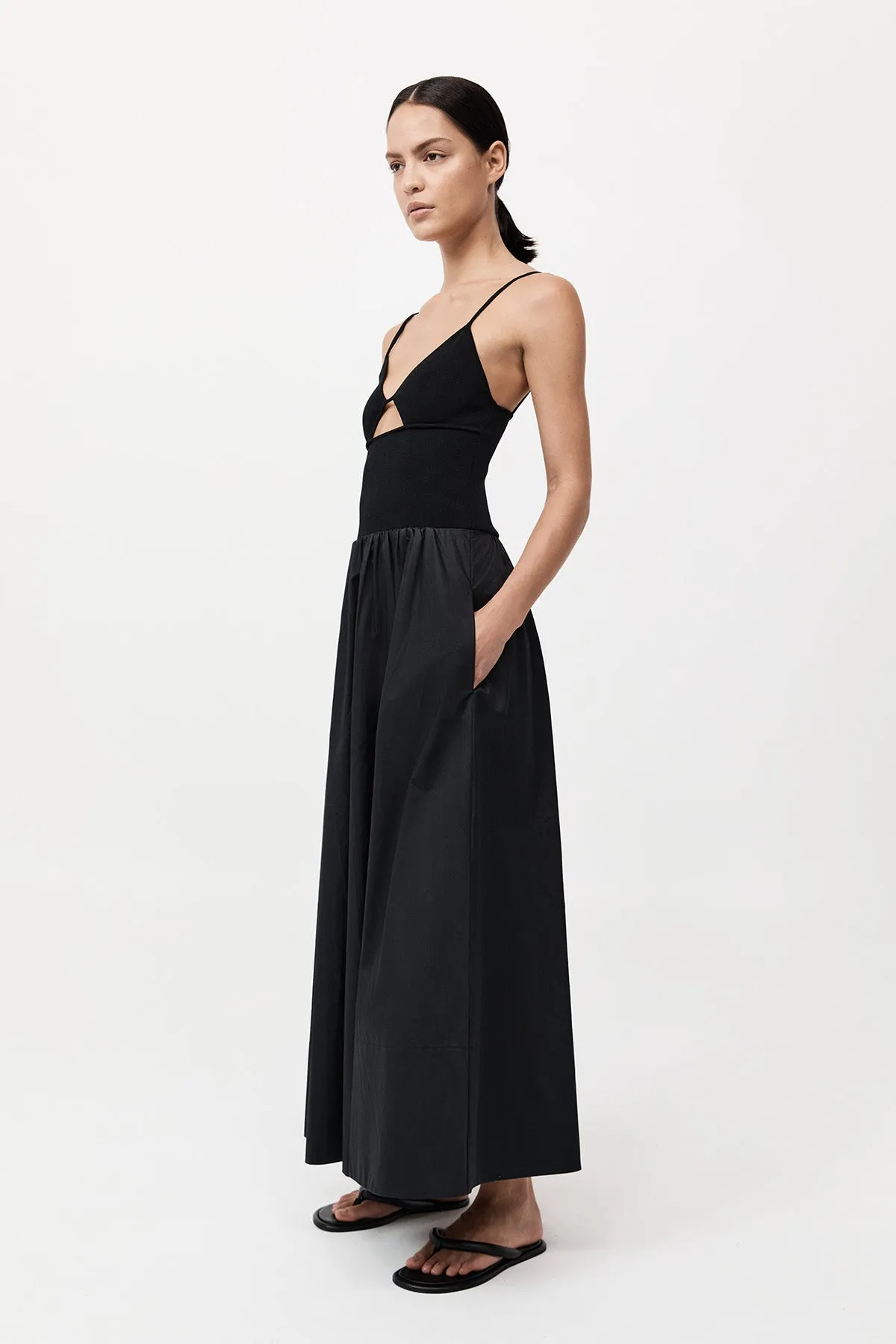 Knit Cami Dress - Black sold by St. Agni product image thumbnail 3