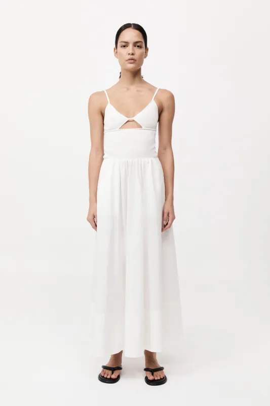 Knit Cami Dress - White sold by St. Agni