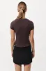 Silk Mini Skirt - Black sold by St. Agni