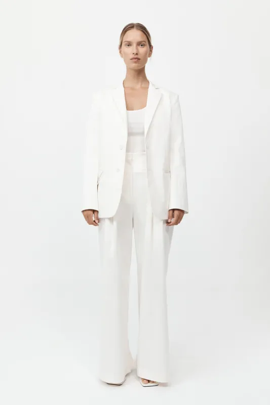 Origami Pocket Blazer - Off White made by St. Agni
