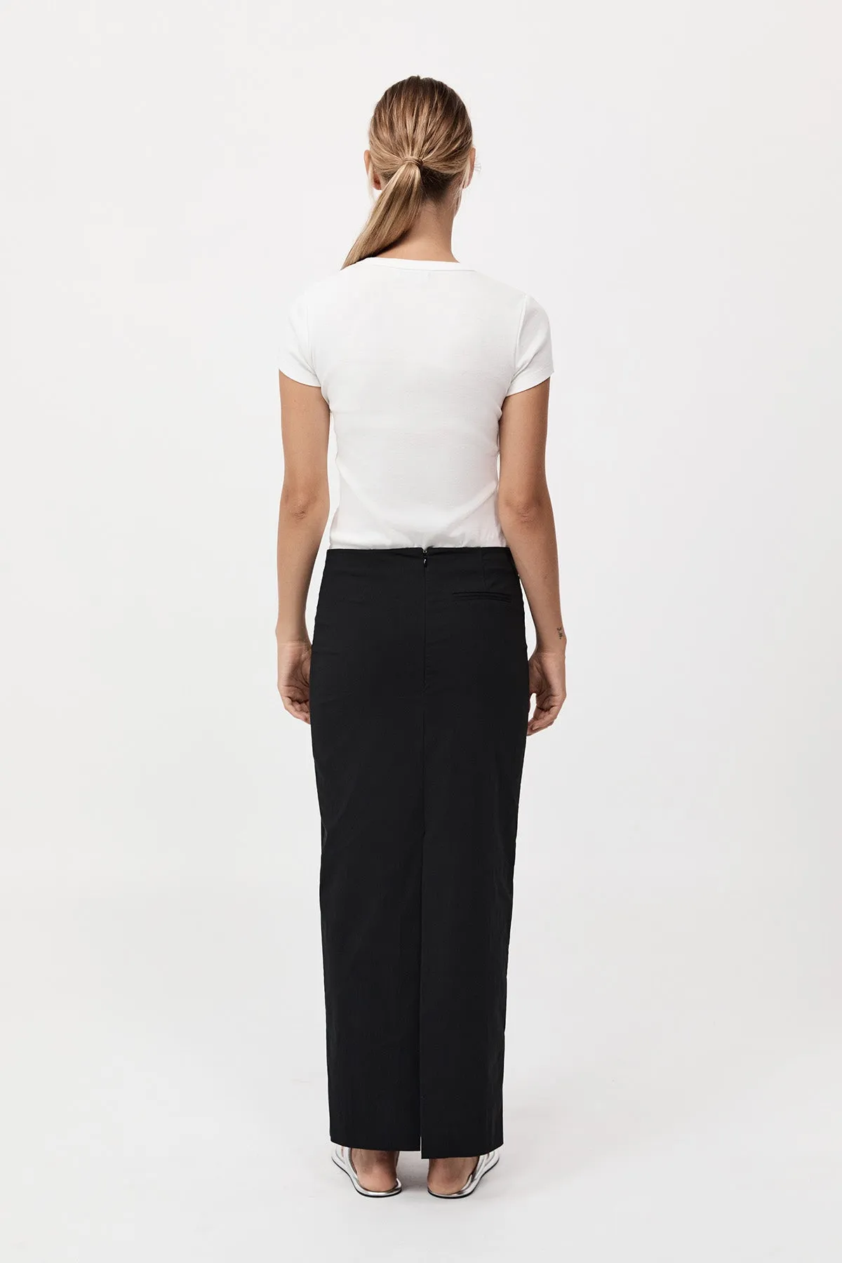 Minimal Column Skirt - Black sold by St. Agni product image thumbnail 4
