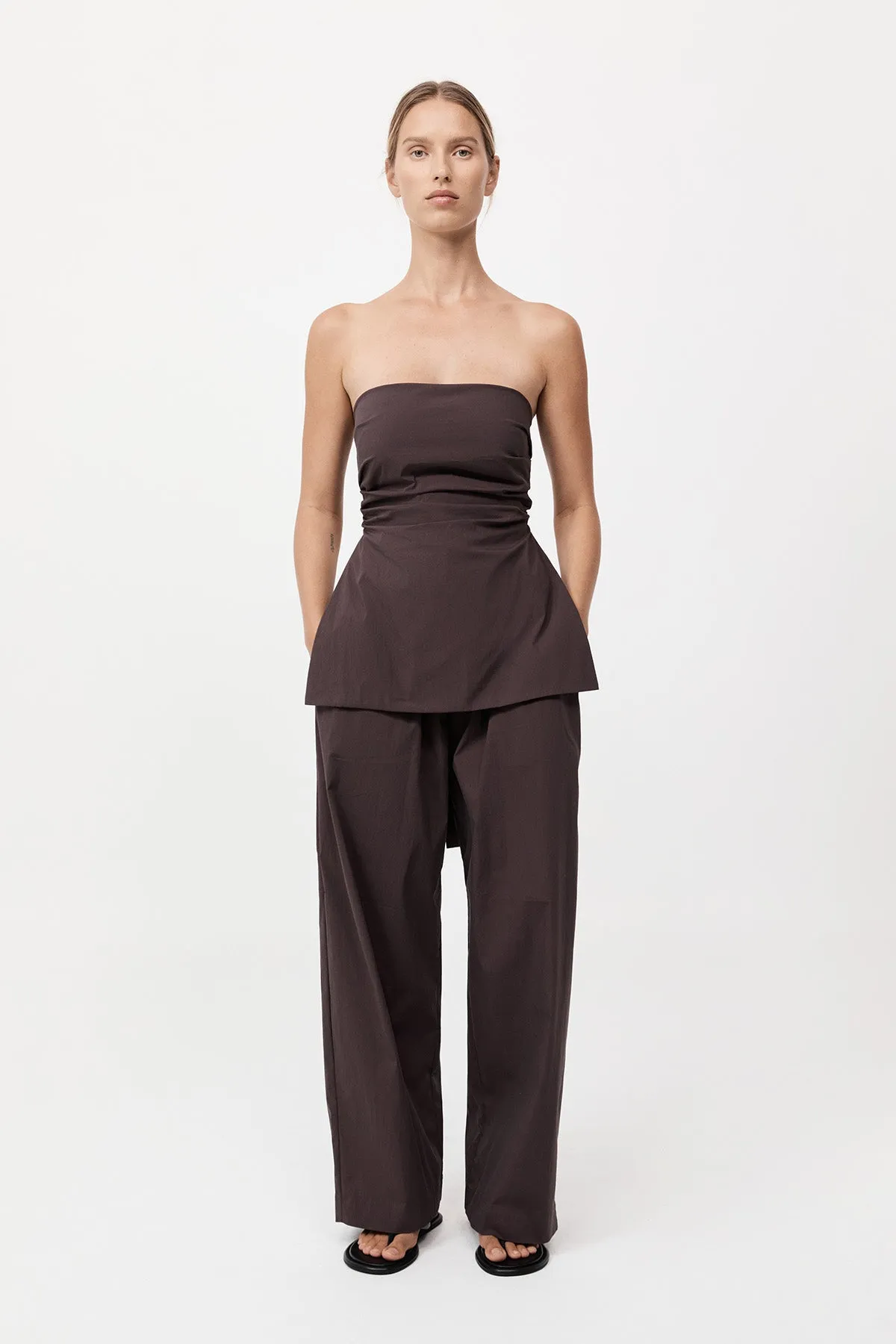 Relaxed Pants - Chocolate Plum sold by St. Agni product image thumbnail 4