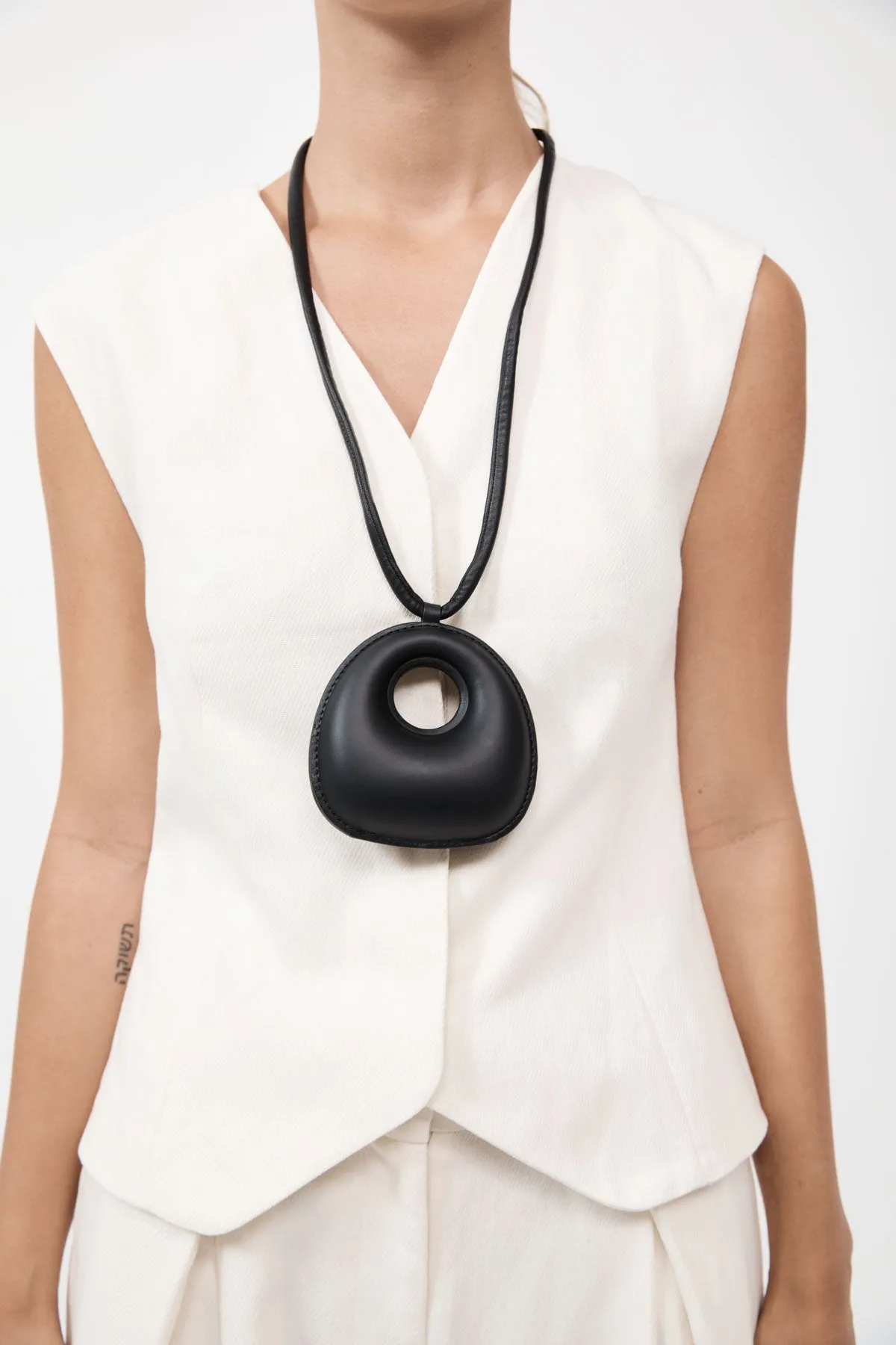 Petit Shell Pouch - Black sold by St. Agni