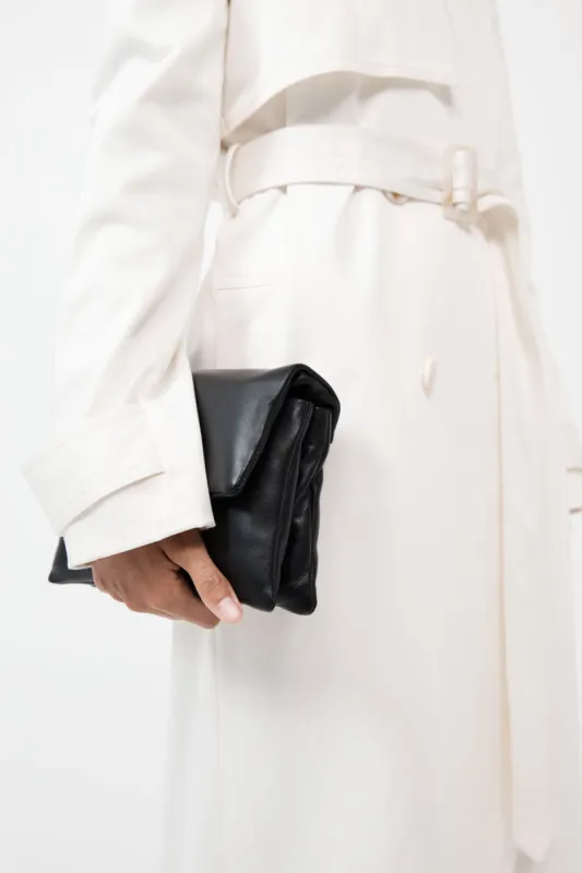 Dual Envelope Clutch - Black made by St. Agni