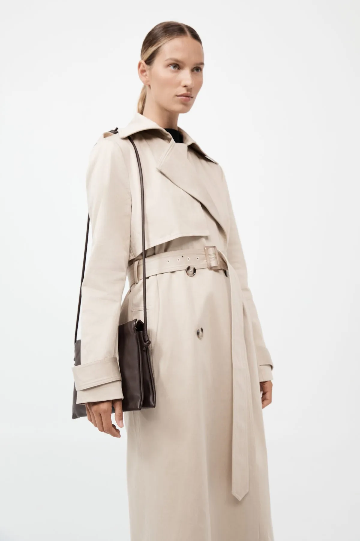 Dual Sling Bag - Chocolate sold by St. Agni product image thumbnail 4