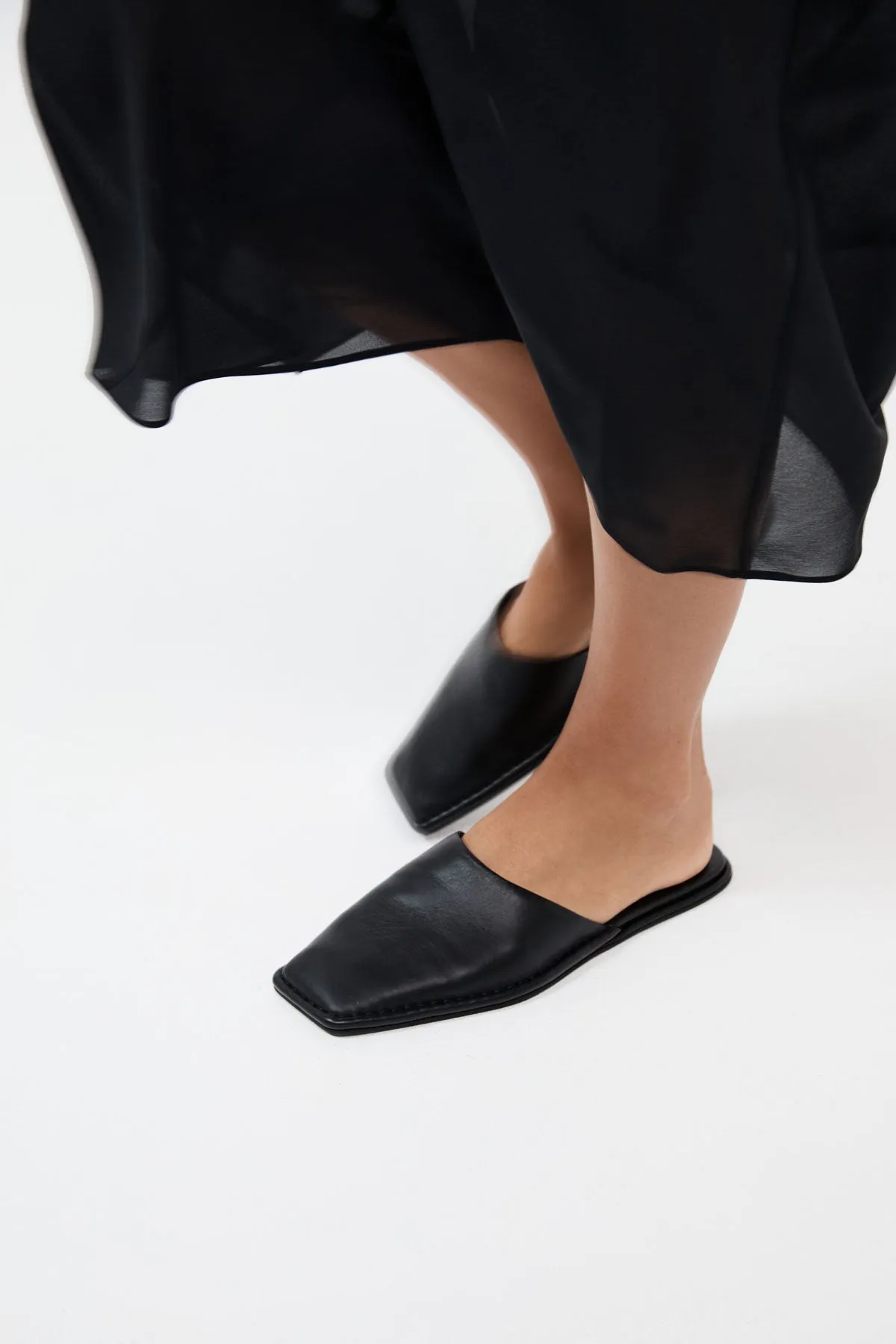 Soft Square Toe Flat - Black sold by St. Agni product image thumbnail 5