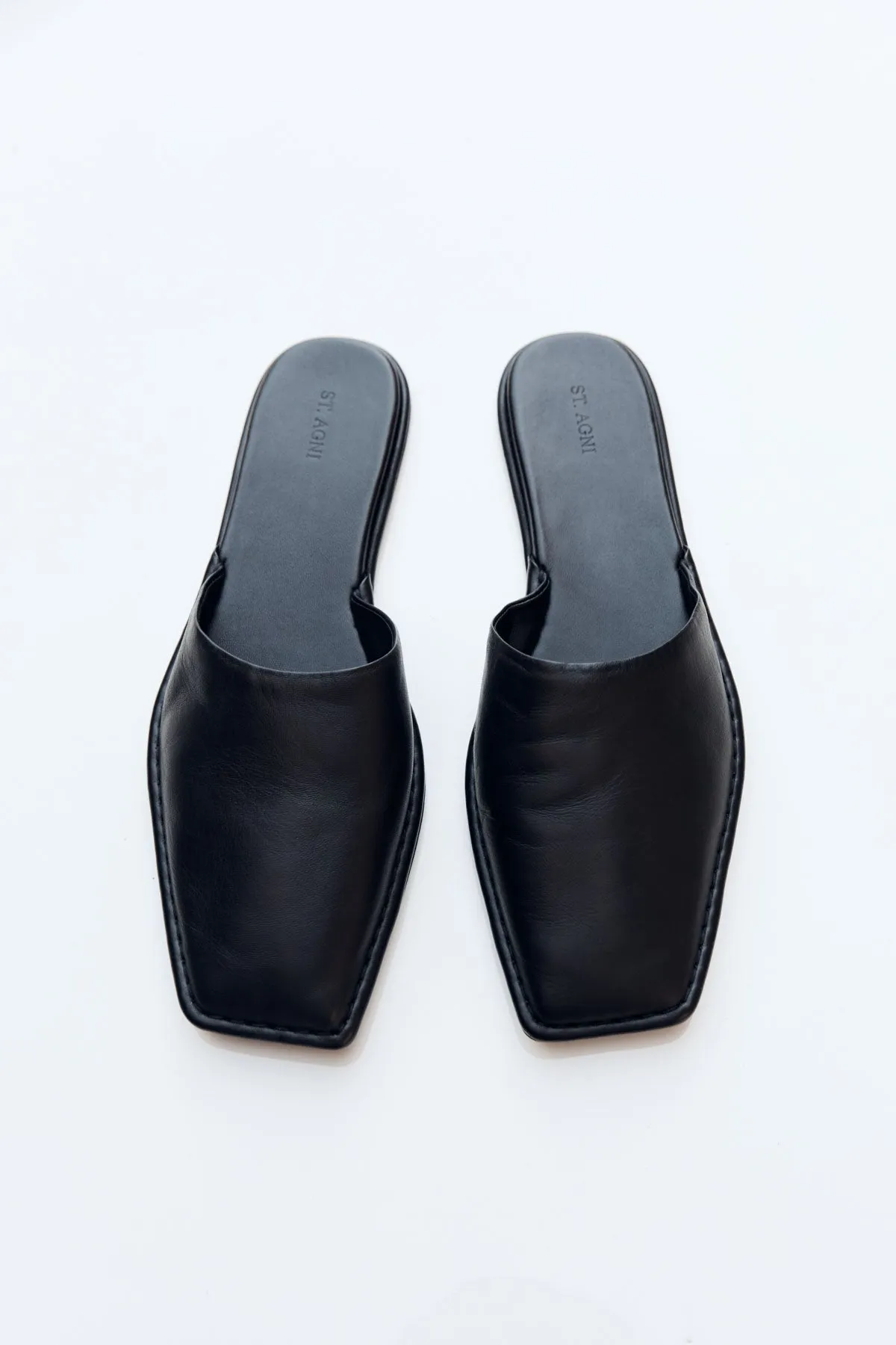 Soft Square Toe Flat - Black sold by St. Agni product image thumbnail 4