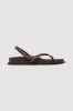 Sling Back Thong Sandal - Chocolate sold by St. Agni