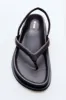 Sling Back Thong Sandal - Chocolate sold by St. Agni