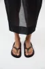 Sling Back Thong Sandal - Chocolate sold by St. Agni