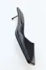 Soft Square Toe Heel - Black sold by St. Agni