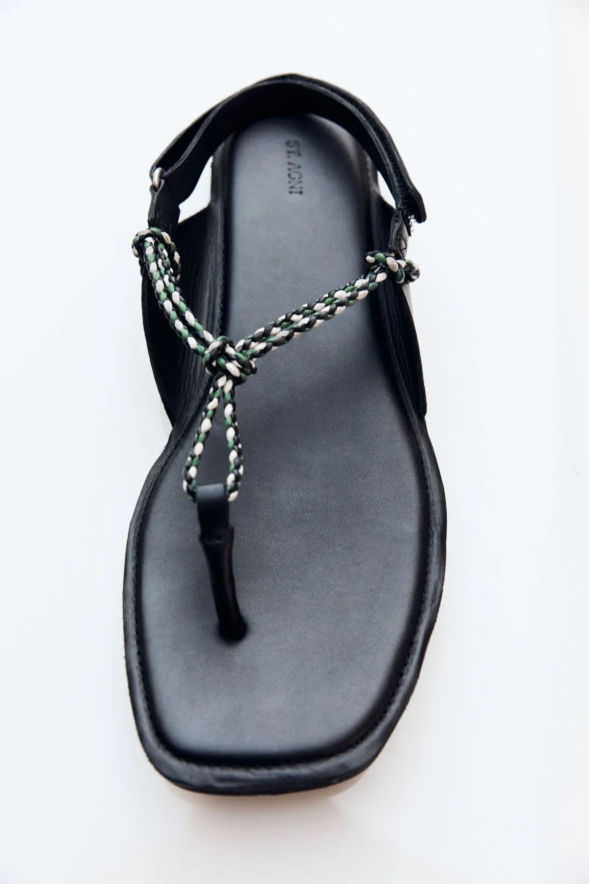 Woven Rope Sandal - Verde sold by St. Agni