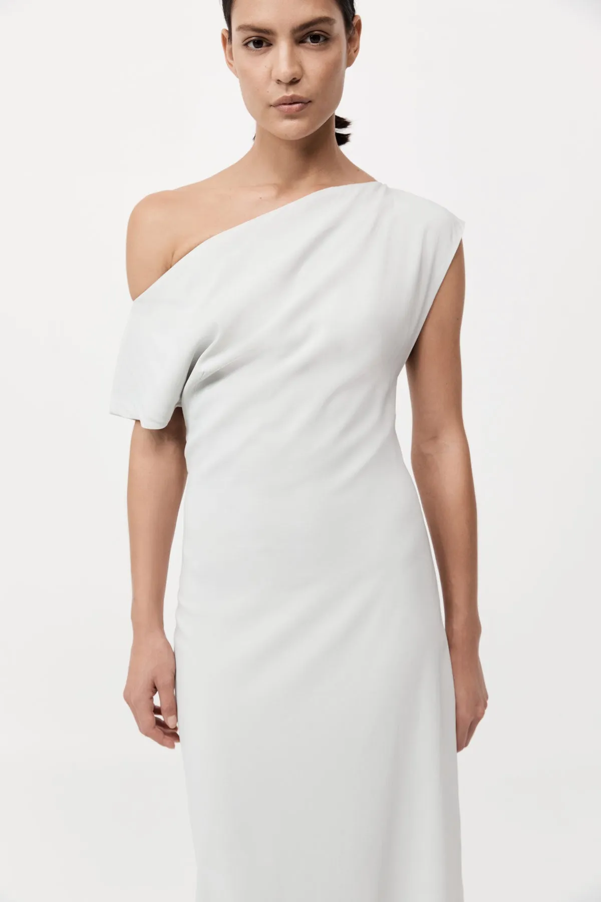 Asymmetric Off Shoulder Dress - Silver sold by St. Agni product image thumbnail 3