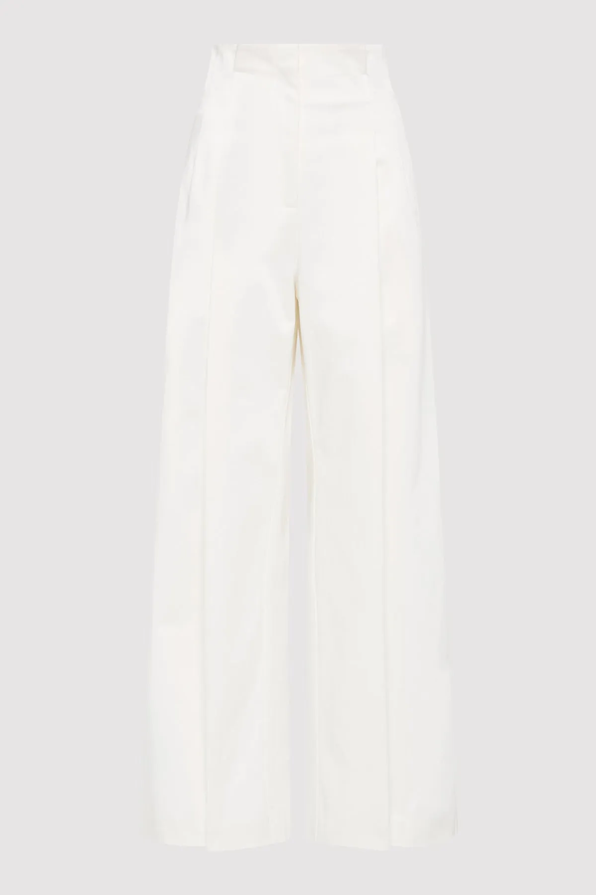 Cotton Paperbag Waist Trousers - Off White sold by St. Agni product image thumbnail 5