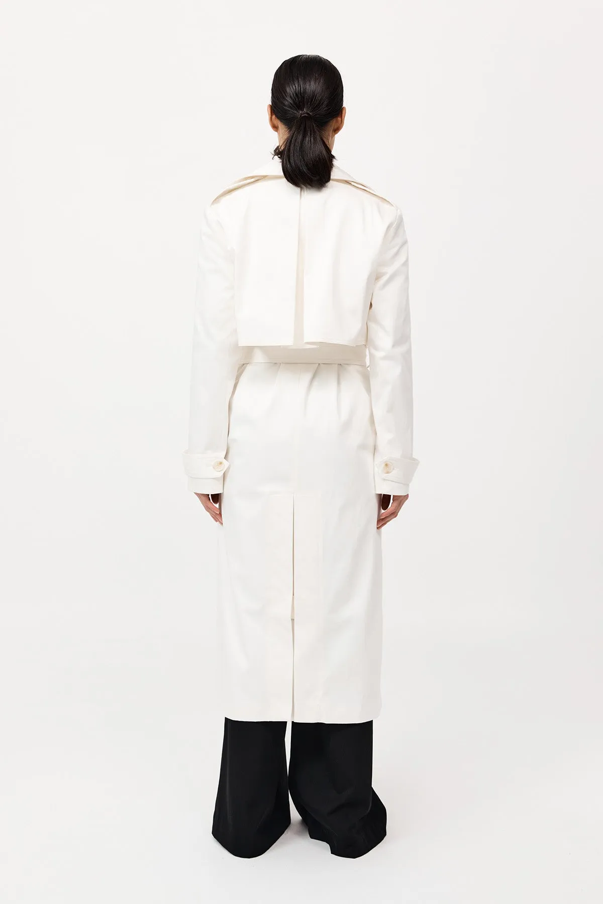 Classic Trench Coat - Off White sold by St. Agni product image thumbnail 4