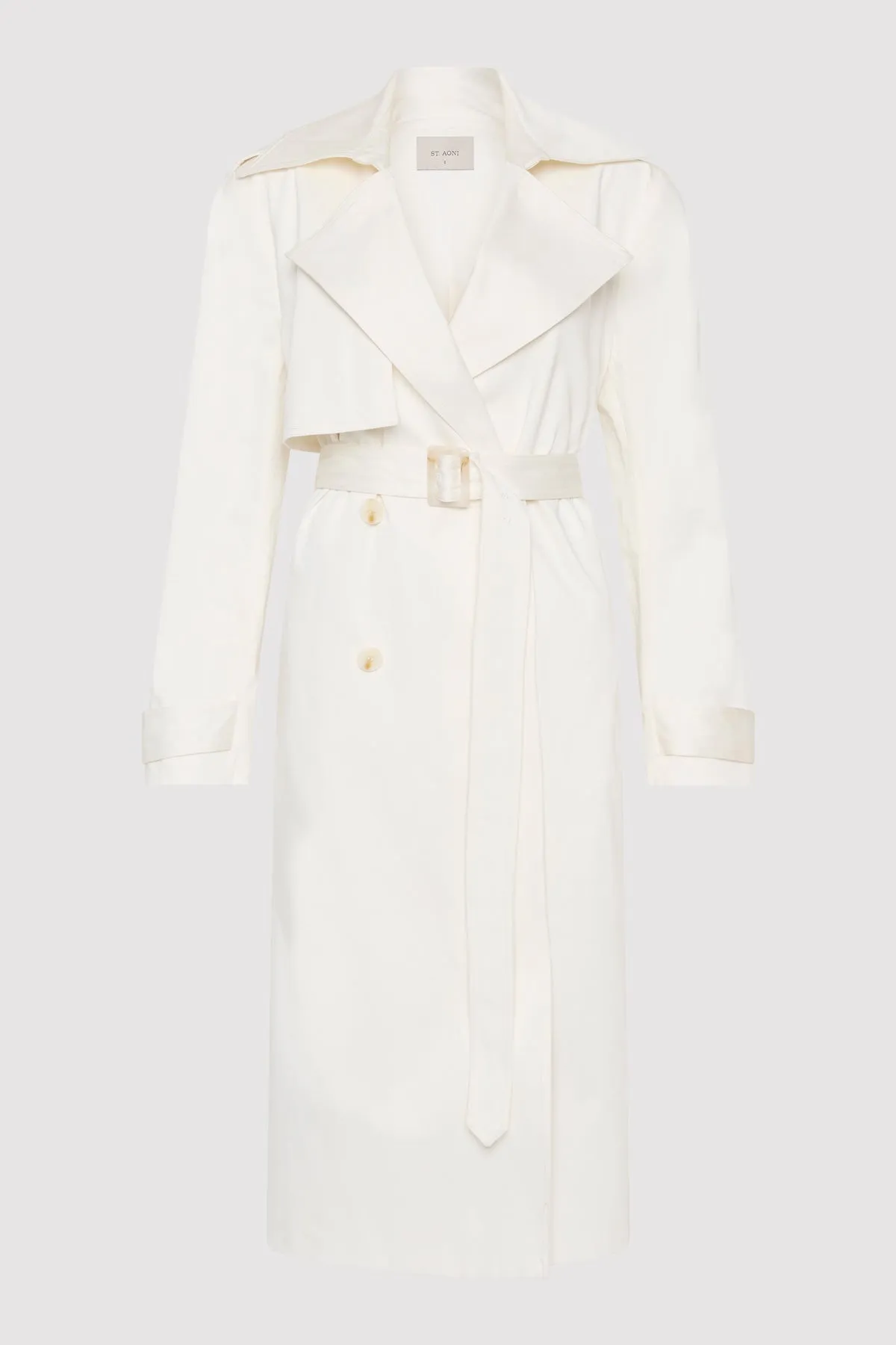 Classic Trench Coat - Off White sold by St. Agni product image thumbnail 5