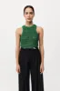 Cotton Crochet Tank - Verde sold by St. Agni