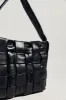 Textured Mini Woven Tote - Black sold by St. Agni