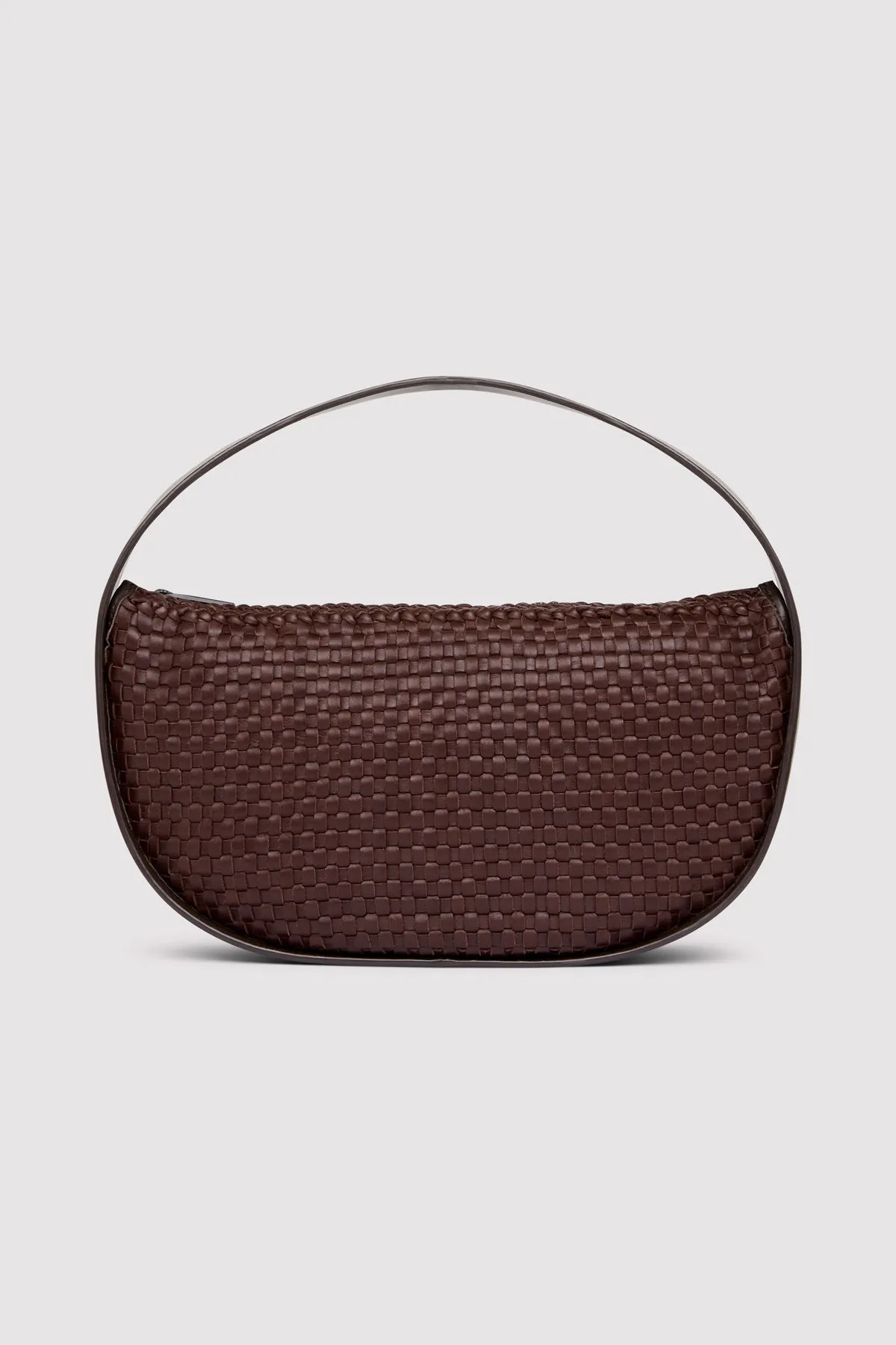 Woven Petit Arc Bag - Chocolate sold by St. Agni product image thumbnail 3