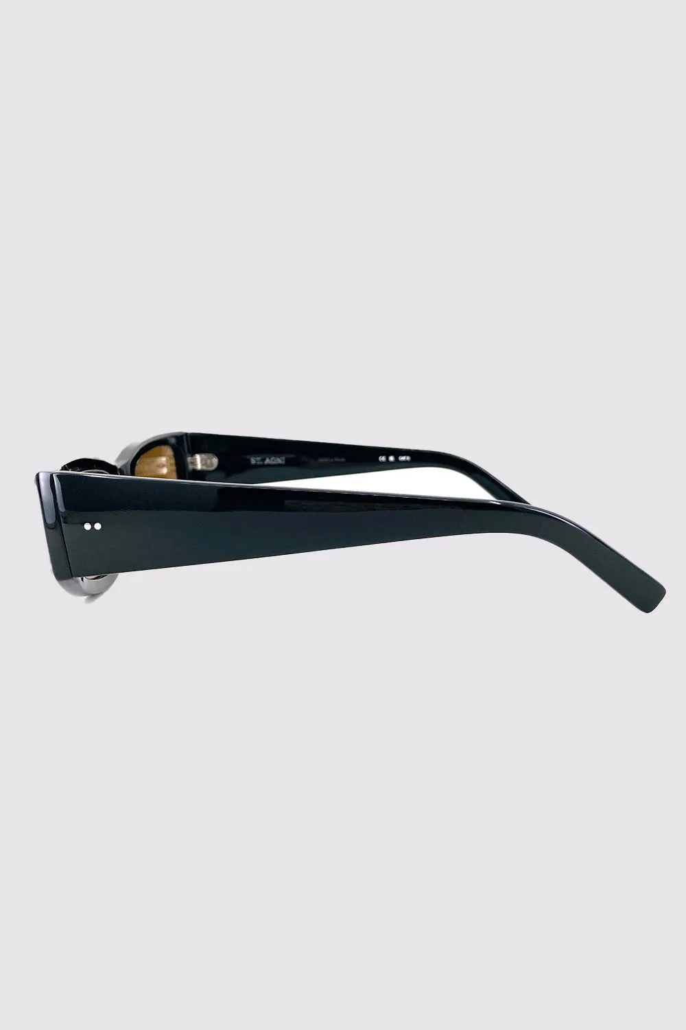 Everyday Rectangle Sunglasses - Black/Brown sold by St. Agni product image thumbnail 5