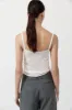 Ruched Tank - White sold by St. Agni