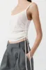 Ruched Tank - White sold by St. Agni