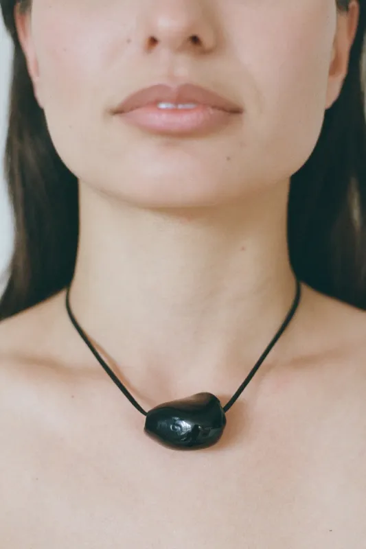 Otero Necklace - Black - By Ayllon sold by St. Agni