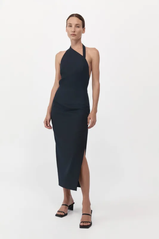 Hudson Midi Dress - Black sold by St. Agni