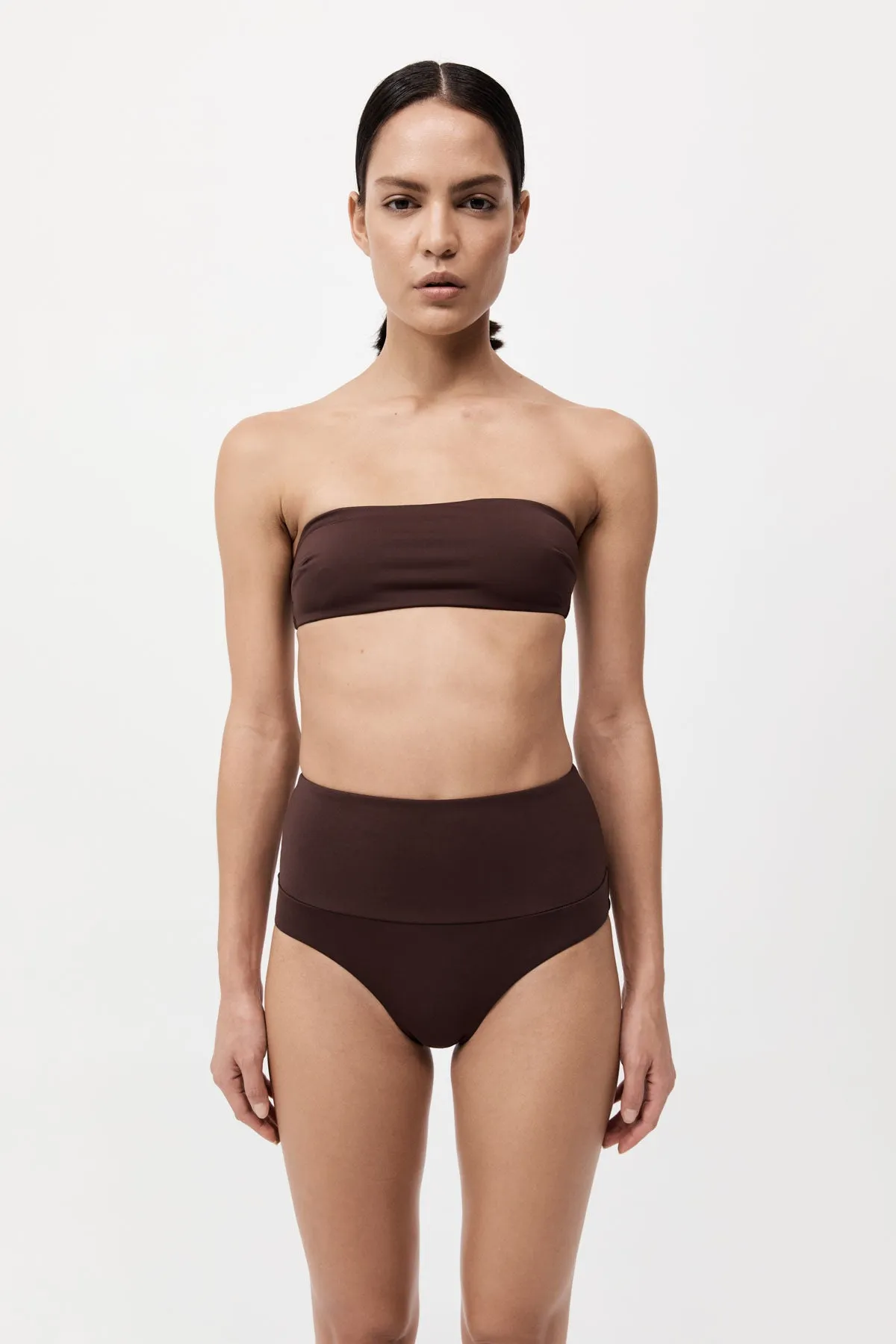 High Waisted Briefs - Cocoa sold by St. Agni product image thumbnail 2
