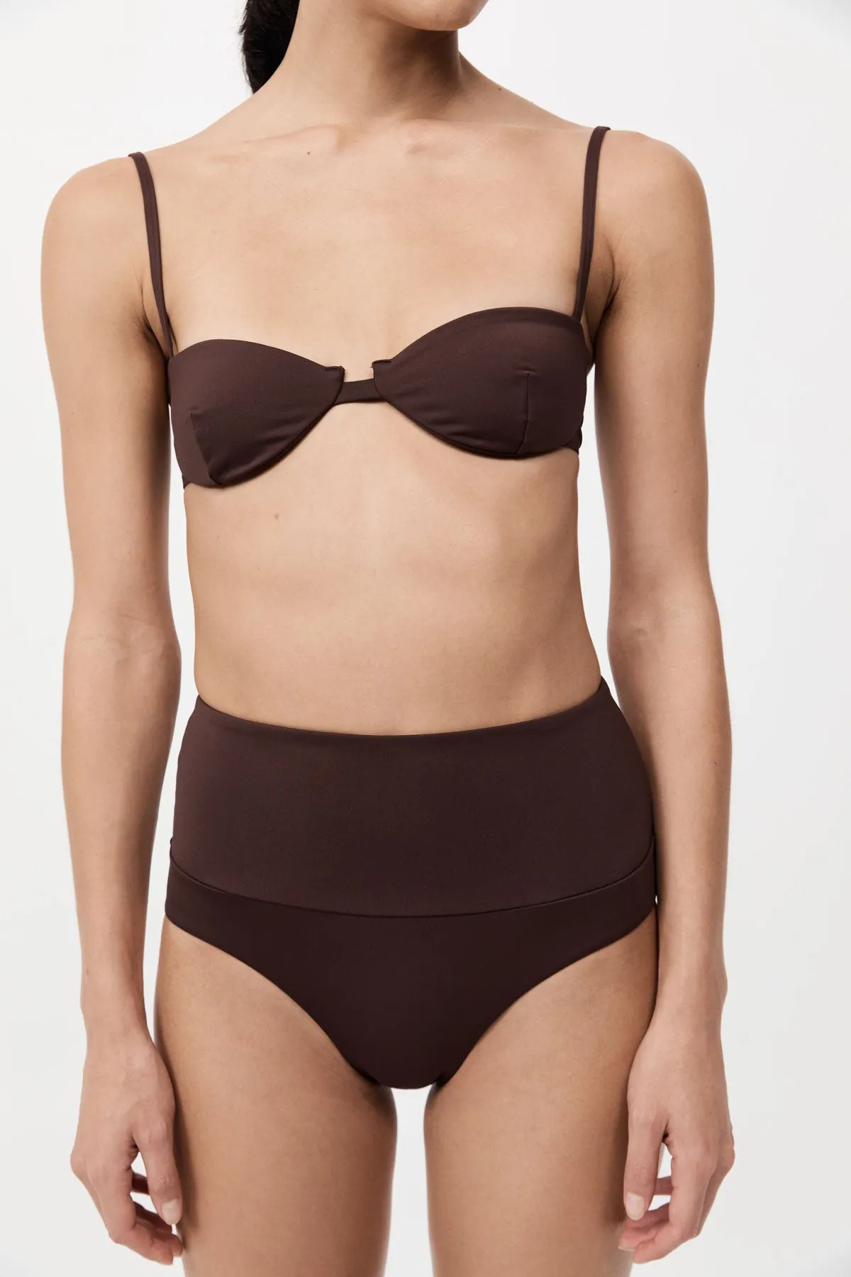 Balconette Bikini Top - Cocoa sold by St. Agni