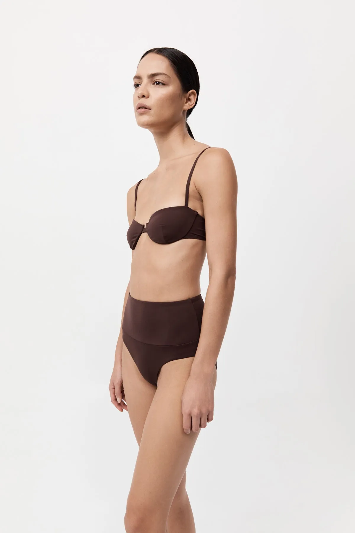 Balconette Bikini Top - Cocoa sold by St. Agni product image thumbnail 3