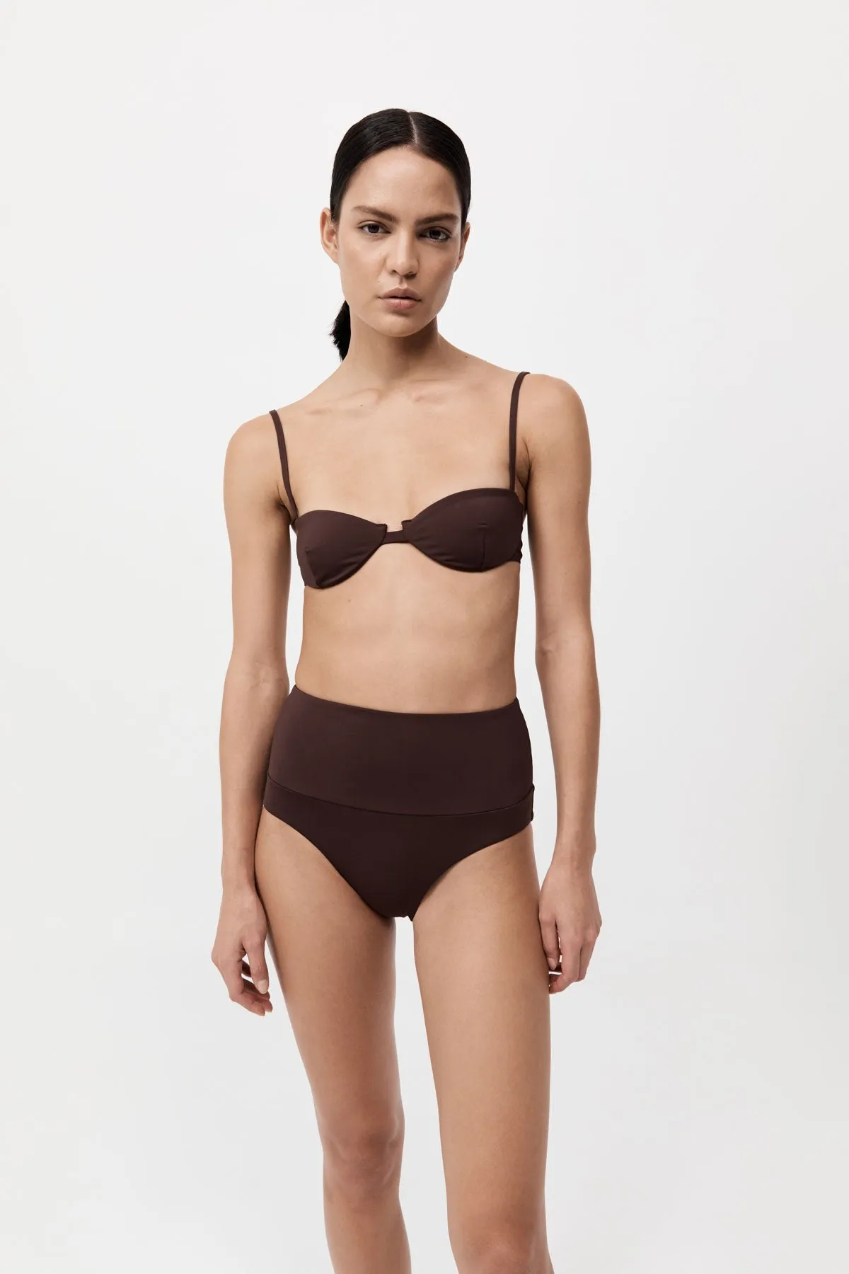 Balconette Bikini Top - Cocoa sold by St. Agni product image thumbnail 2