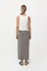 Silk Wrap Tie Skirt - Slate sold by St. Agni
