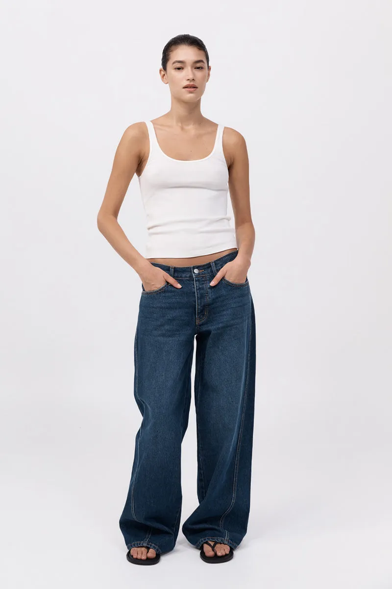 Low Rise Jeans - Indigo sold by St. Agni product image thumbnail 3