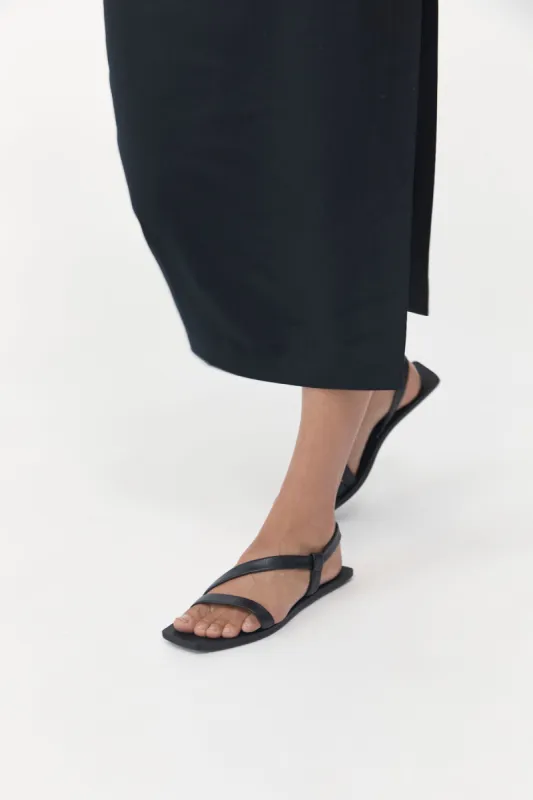 Twist Strap Slide - Black sold by St. Agni