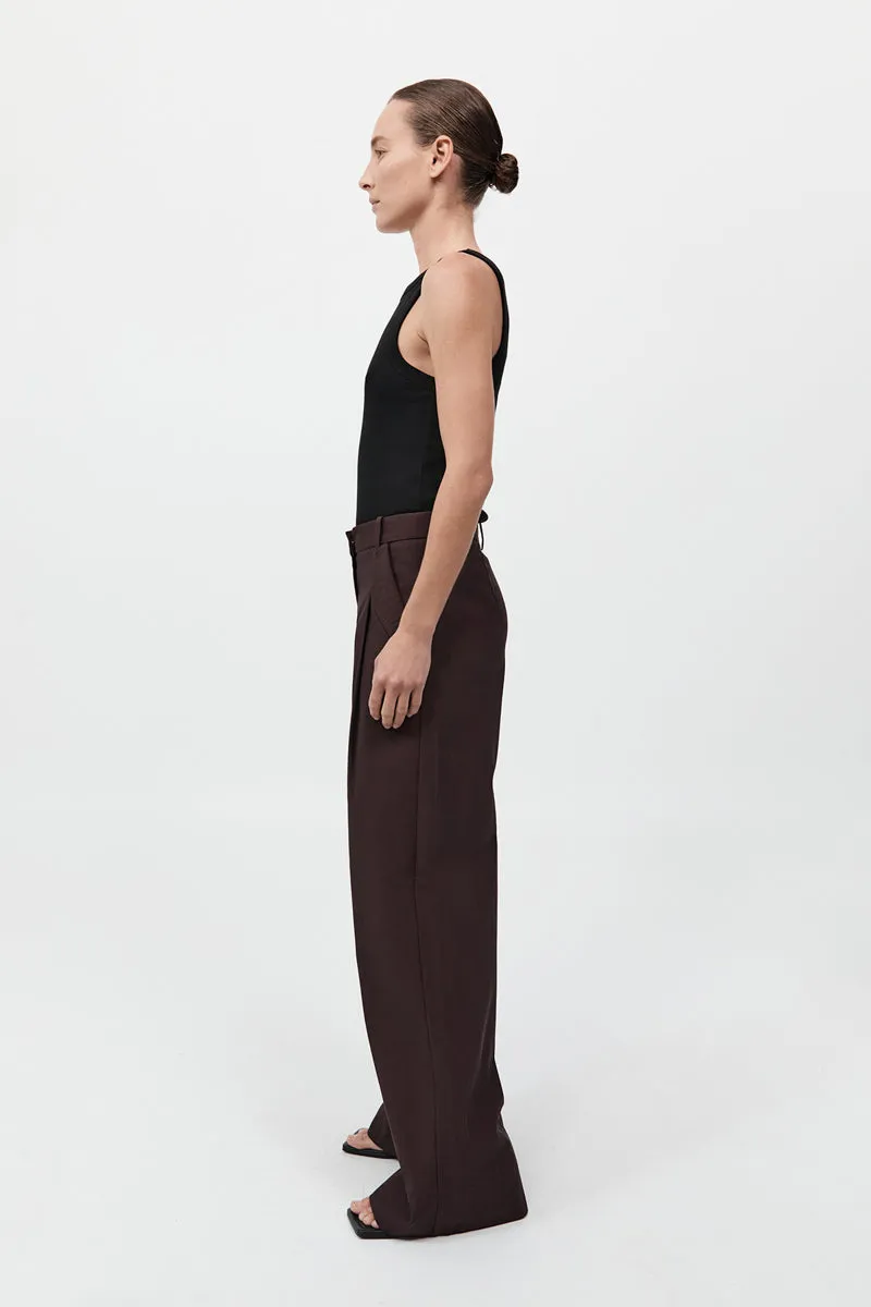 Utility Pleat Pants - Port sold by St. Agni product image thumbnail 3