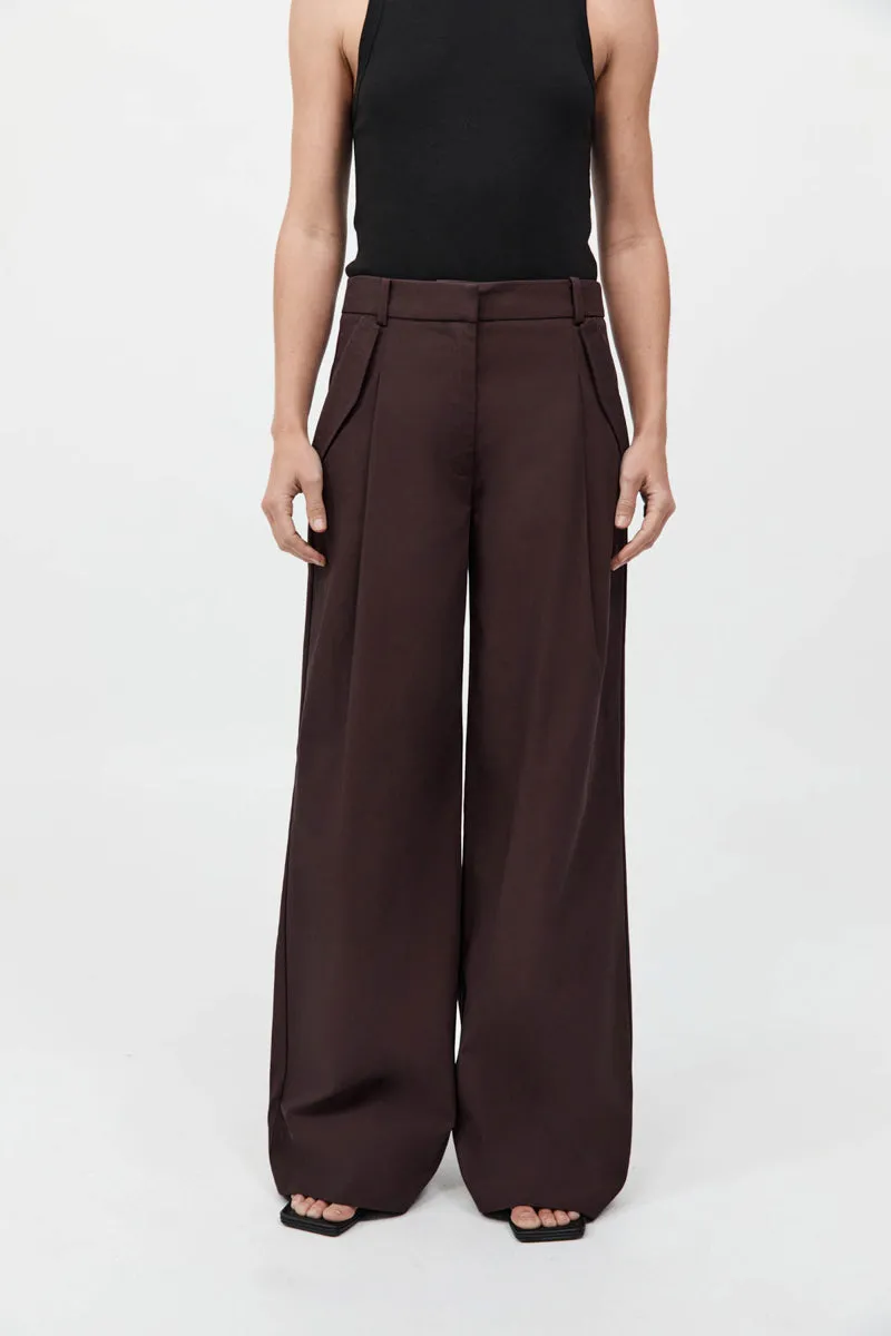 Utility Pleat Pants - Port sold by St. Agni product image thumbnail 2