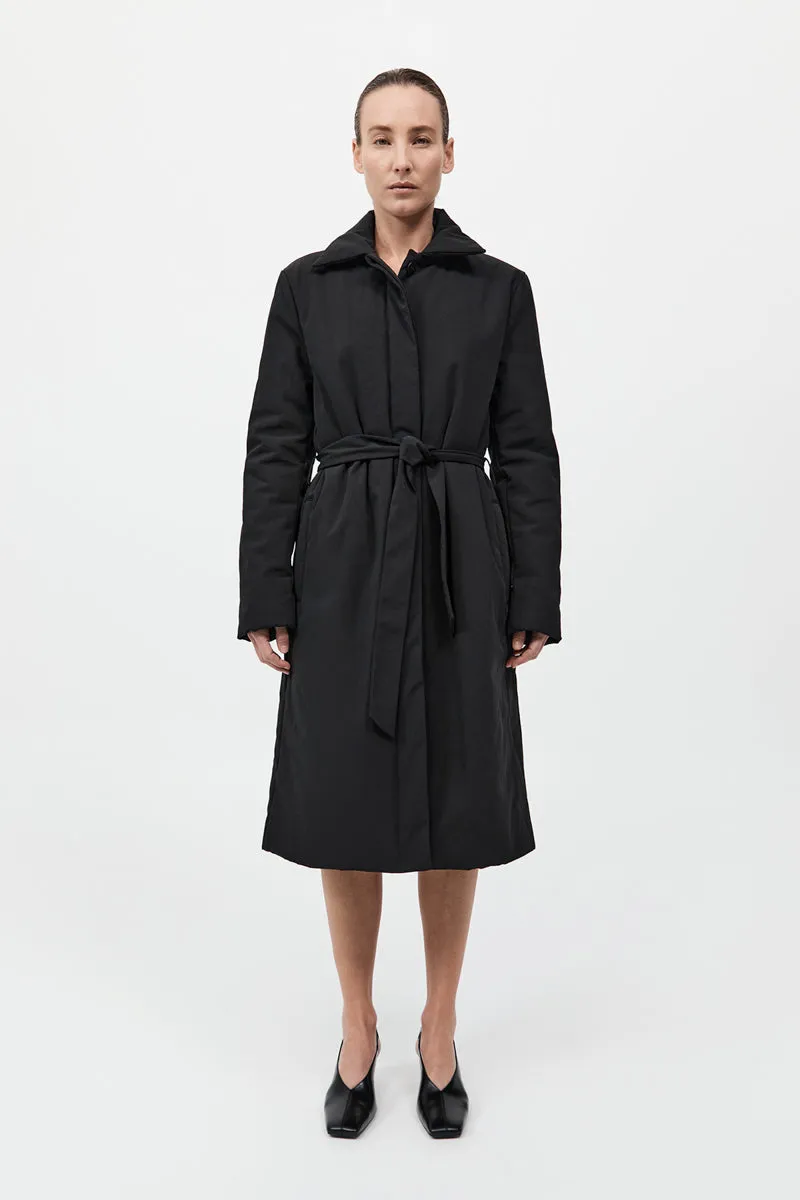 Padded Car Coat - Black sold by St. Agni