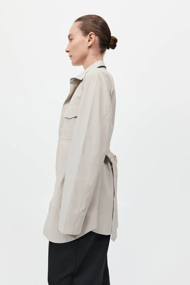 Utility Shirt Jacket - Creme sold by St. Agni product image thumbnail 3