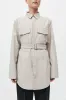 Utility Shirt Jacket - Creme sold by St. Agni