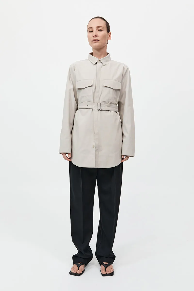 Utility Shirt Jacket - Creme sold by St. Agni product image thumbnail 4